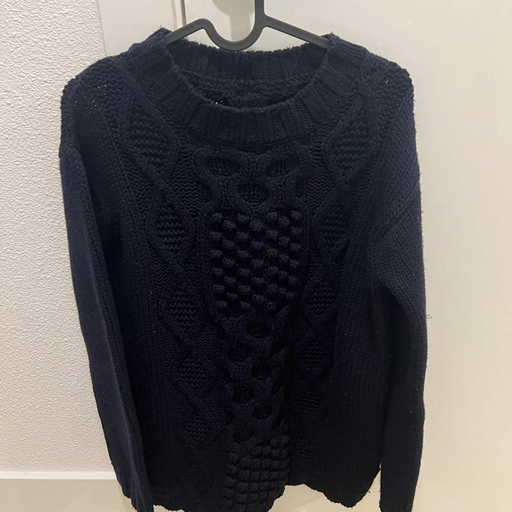 Moncler Navy Knit Sweater
